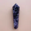 Natural Chevron Banded Amethyst Crystal Pipe Chevron Amethyst Point