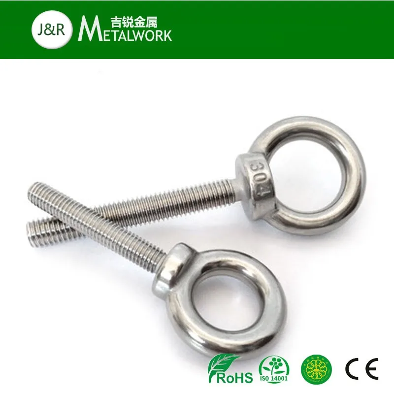 M20 M24 M30 M36 Grade 4.8 Grade 8.8 Din 580 Zinc Plated Eye Bolt Buy