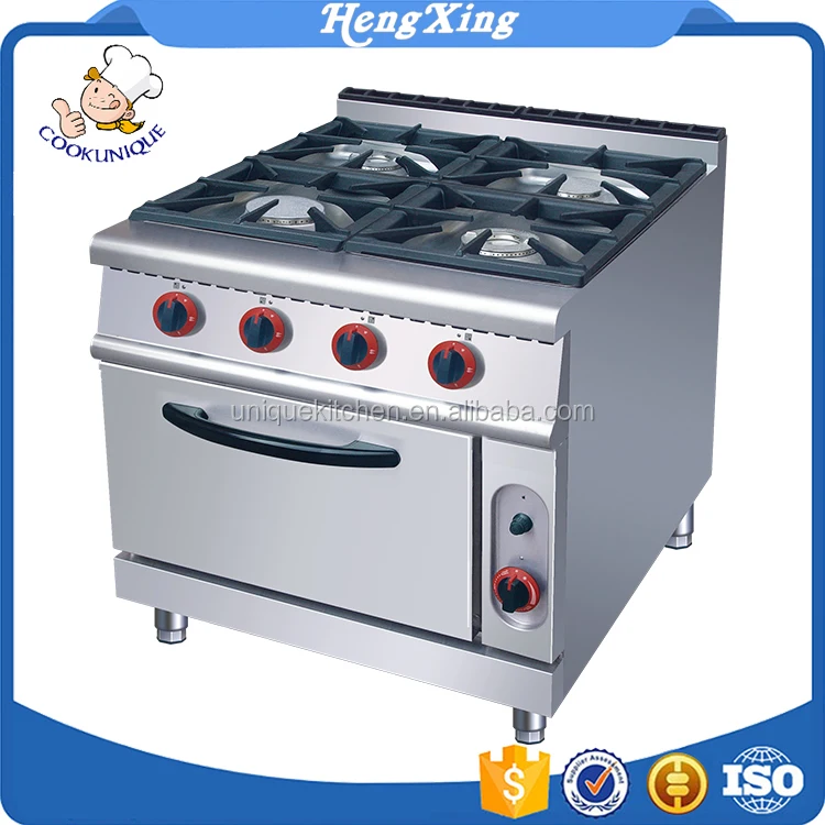 4 Burner Gas Range with Gas Oven European Style Burner Gas Stove