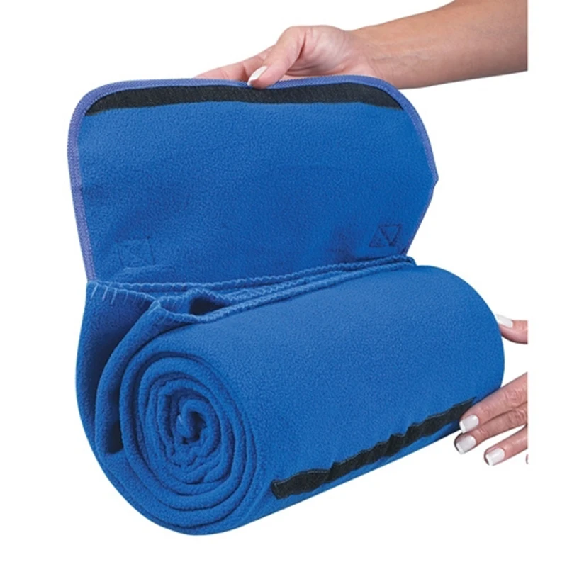 Easy To Carry Tote- Folds Portable Airplane Blanket Travel Blanket Picnic Blanket Camping Rug 
