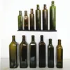 250ml 500ml 750ml 1000ml Square Dark Green Amber Olive Oil Glass Bottle For Packing Cooking Oil