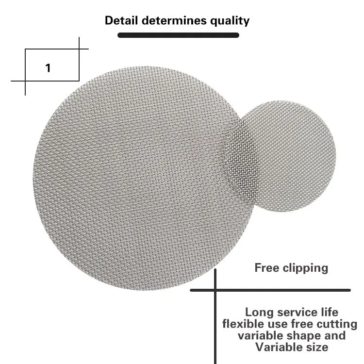 Stainless Steel Smoking Pipe Screen For Pipe Stainless Steel Strainer