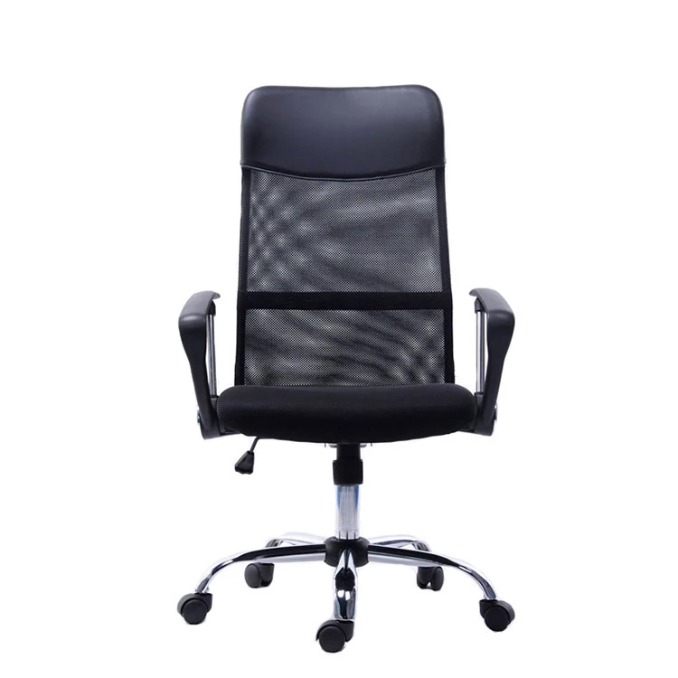 Free sample fashionable black pad design office swivel mesh chair