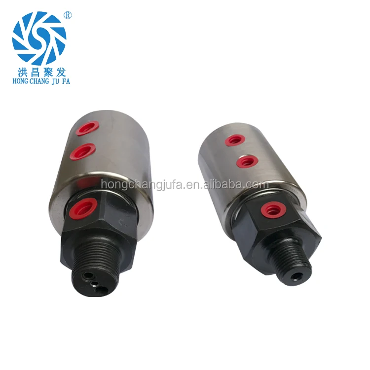 1/2"mini Excavator 4 Port Hydraulic Rotary Union Buy Hydrualic Rotary