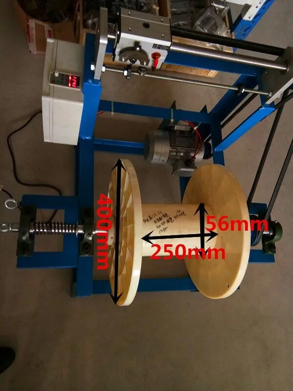 Electric Motor Coil Winding Machine Qp500m With Counts Function Wire Spooling Winding Equipment