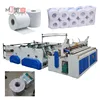 Double Embossing Automatic Paper Core Dropping Function Toilet Tissue Paper Making Machine