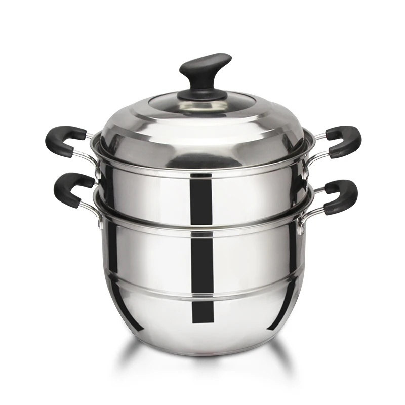 28cm Two Layer Stainless Steel Steamer Pot - Buy Stainless Steel ...