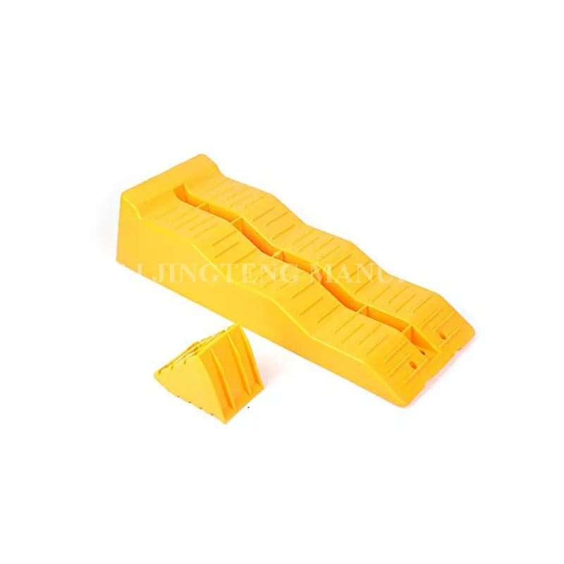 Caravan Wheel Leveling Ramp Wheel Chock Block For Caravans Rv Yellow