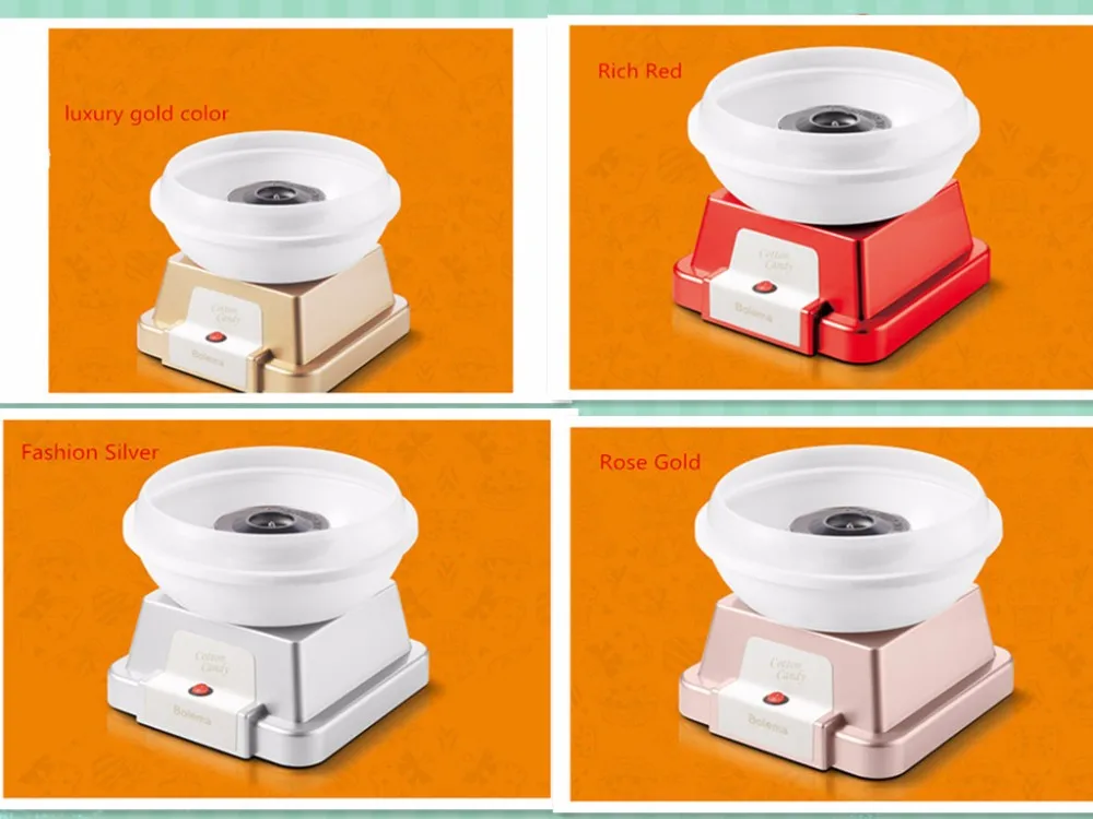 Classic Cotton Candy Maker By Secura Sugar,Sugarfree,Or Hard Candy