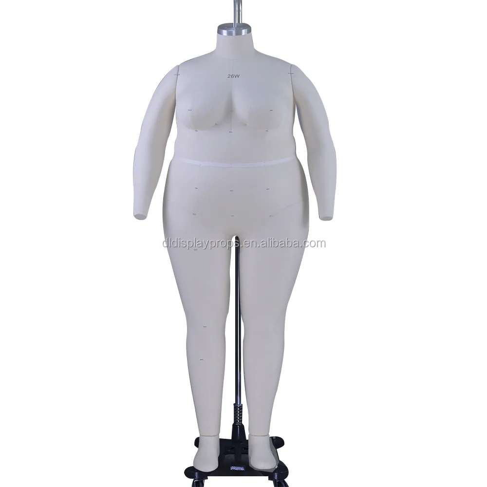 Dl10526 26w Fat Lady Full Body Fitting Mannequin For Dress With