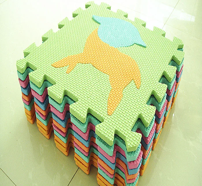 热卖婴儿地板游戏垫多色泡沫拼图垫为婴儿爬行