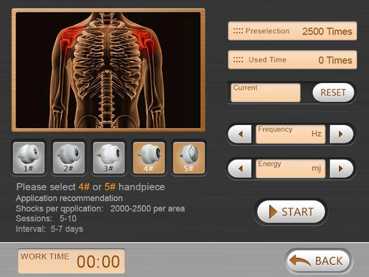 Portable shock wave erectile dysfunction for pain treatment ED