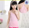 Wholesale baby girls dresses china tank top manufacturer custom plain cotton children tank tops