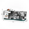 All metal gears, shell and hand wheel Mini Metal Lathe