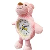 Cheap home decoration stuffed plush animal alarm clock for sale