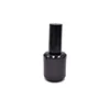 factory price stocks cosmetic package round shape clear / matt / shiny black color empty nail polish bottle 15ml