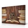 Night Owl Pictures Animal Wall Art Framed Giclee Print Modern Wall Decor for Study Room