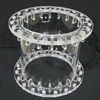 Large acrylic cylinder with flanges for industrial process perplex customer Spare parts