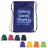 Wholesale customized polyester drawstring totes