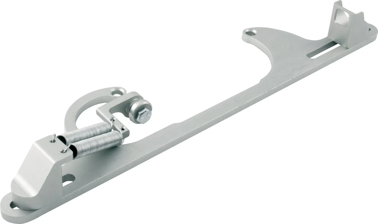 Allstar ALL54210 Silver Anodized Throttle Cable Mounting Bracket for 4150 Style Series Carburetor