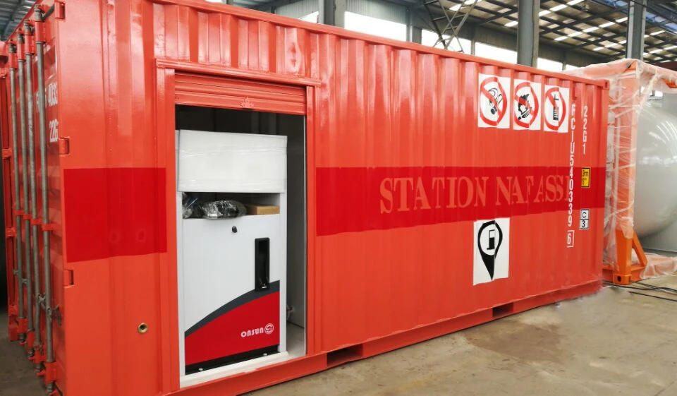 Easy Move Portable Container Mobile Gas Petrol Station Buy Container