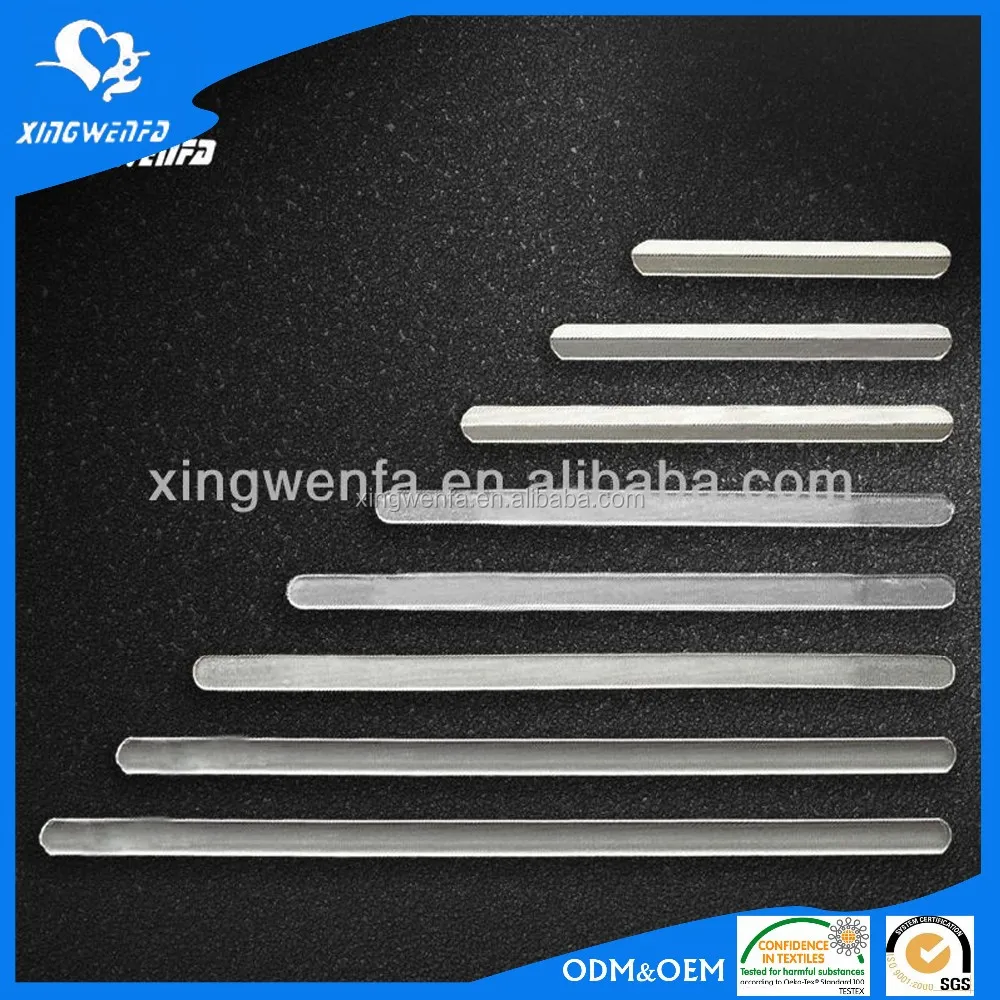 Garment Accessory Semi Transparent Plastic Bra Bone And Corset Boning