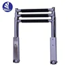Stainless Steel 3 Step Ladder Pool Telescoping Ladder for Marine Boat Yacht Under Platform Ladder