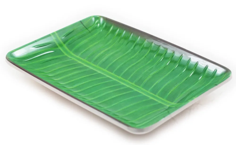 Green 12" Tray Banana Leaf Plates Buy Banana Leaf Plates,Plates,Leaf
