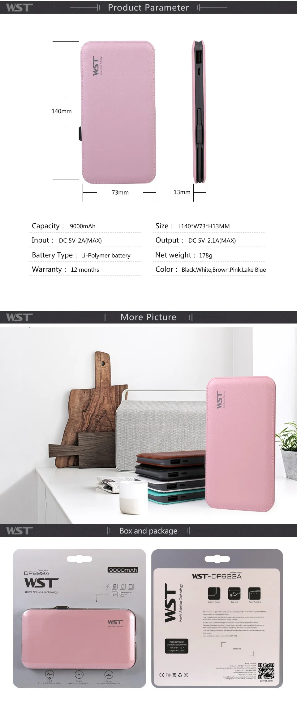 Dual Ic Protective System 9000mah Manual For Smart Mobile Phone Power