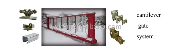 Kit De Puerta Corredera Para Ruedas De Carro De Perfil 70x70,80x80