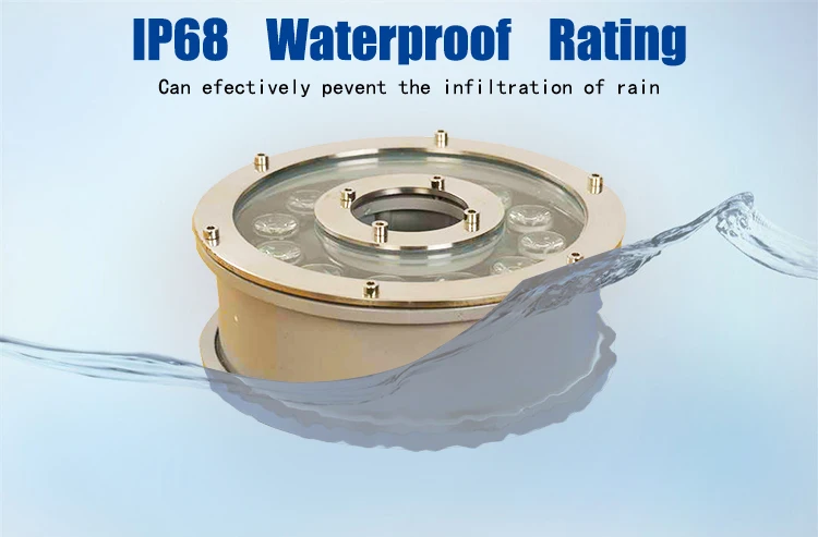 Full Color Change Ip68 Waterproof Rgb Mini Dancing Musical Stainless Steel Underwater Led Fountain Light