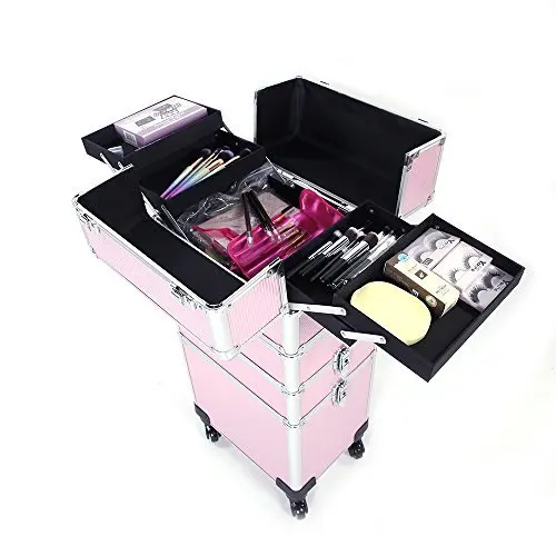 makeup studio rolling case