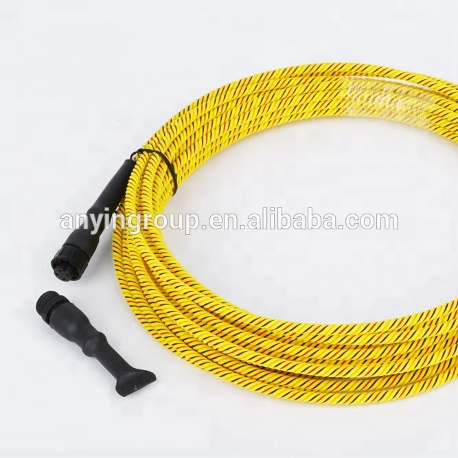 Smart Alarm System 4 Pin Location Water Detection Rope For Liquid Leak