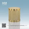 cap-37 net bright gold UV perfume plastic cap with PP insert for perfume bottle