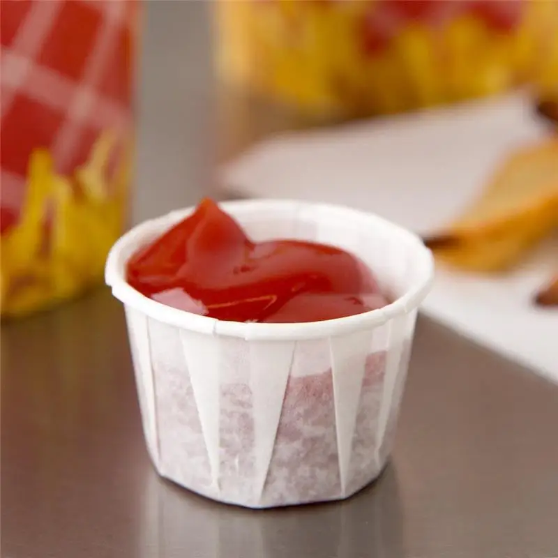 Disposable 1 Oz Paper Condiment Cup For Jello Shots Sauce Buy Condiment Cup,Jello Shots Cups
