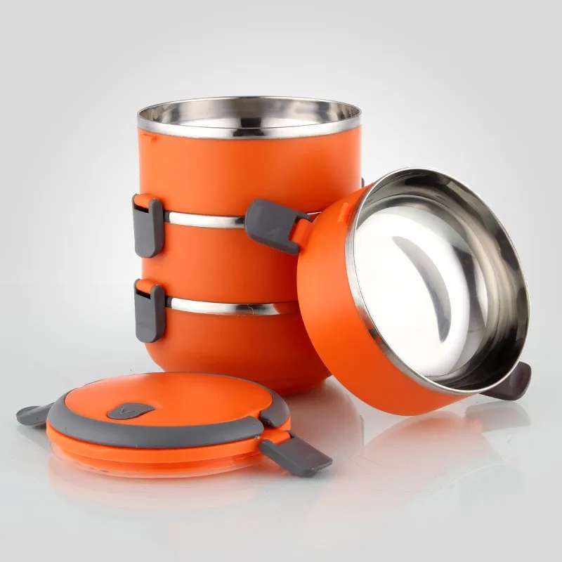 1.4l Keep Food Warm Carrier Stainless Steel Takeaway Food Container For