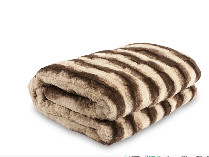 Luxury Australian Style Pashmina Long Brush Fleece Flannel Blankets ...