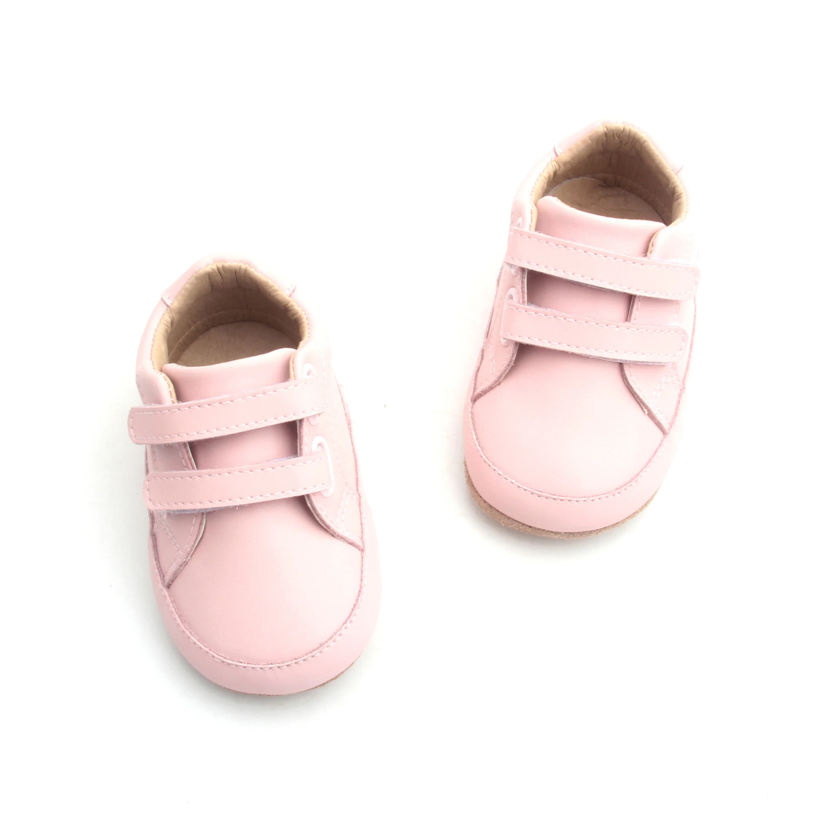 New Born Angelical White Satin Made Cute Satin Baby Girl Dress Shoes