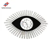 2017 No.1 Yiwu agent hot sale commission agent wanted Eye Shaped Creative Home Decorative Iron Large Wall Clock