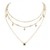 2018 fashion Jewelry Statement necklace chain Crystal pendant necklace