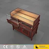 European style customized horizontal jewelry display case with pull-out drawers