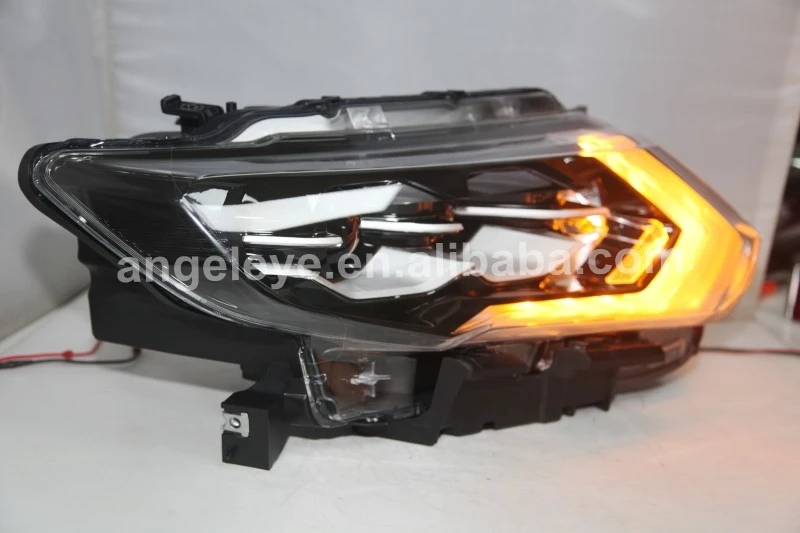 For NISSAN X-Trail Rogue LED Head Light 2017 Year Black Housing LD