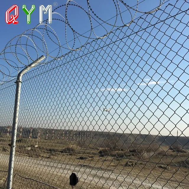 y post airport fence/ airport barbed wire chain link fence