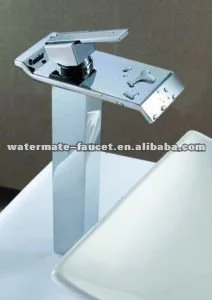 Badkamer Wasbak Kraan - Buy Brass Chroming Lavatory Waterfall Faucet ... Badkamer Wasbak Kraan - Buy Brass Chroming Lavatory Waterfall Faucet ...