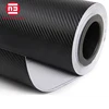 Bubble free 4D carbon fiber auto body vinyl wrap