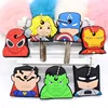 Cheap wholesale super hero silicone cartoon key cover batman spiderman keychain anime key cover key caps