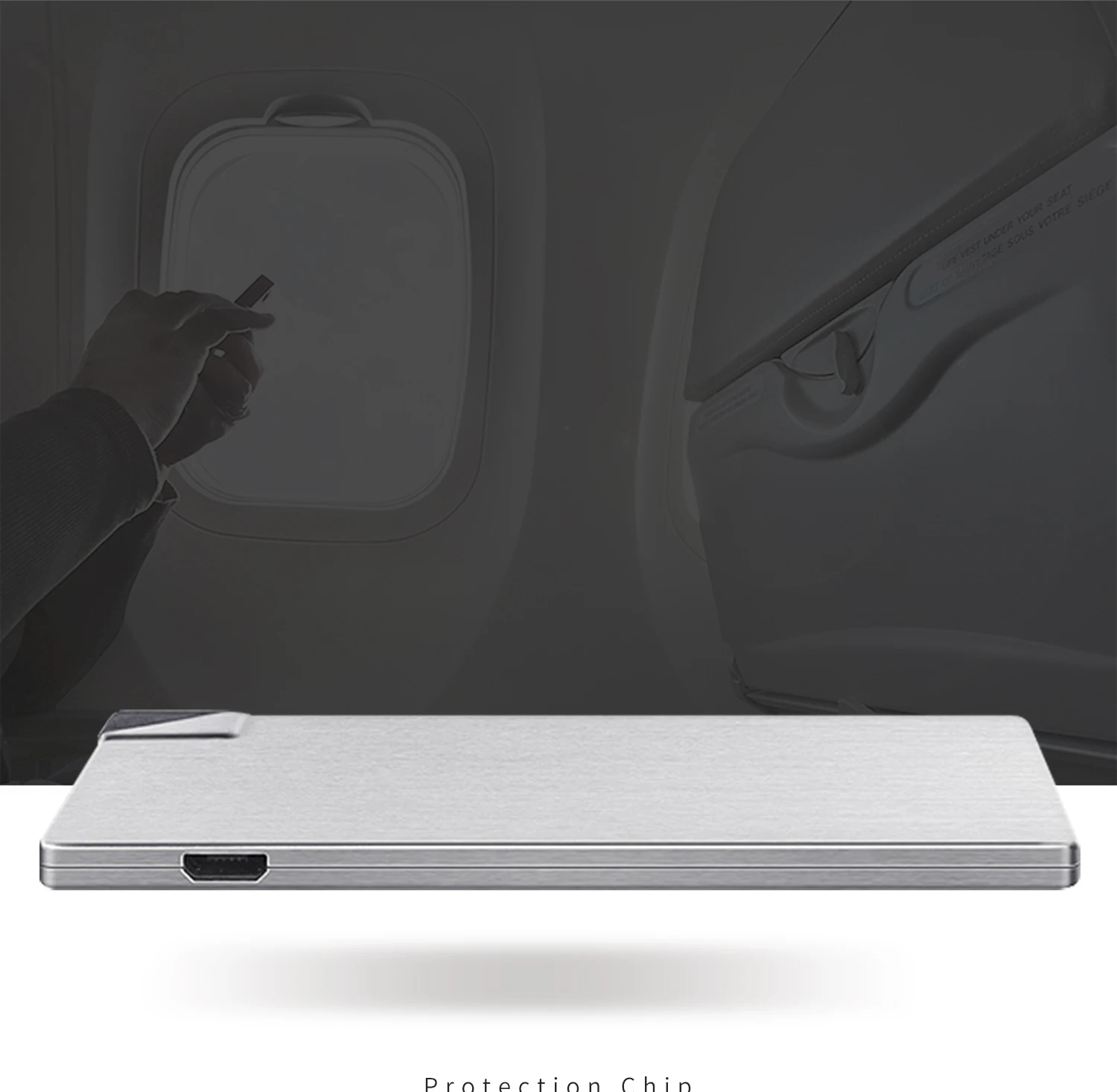 Ultra Slim Credit Card Fast Charging Mobile Power Bank For iPhone Android - ANKUX.COM