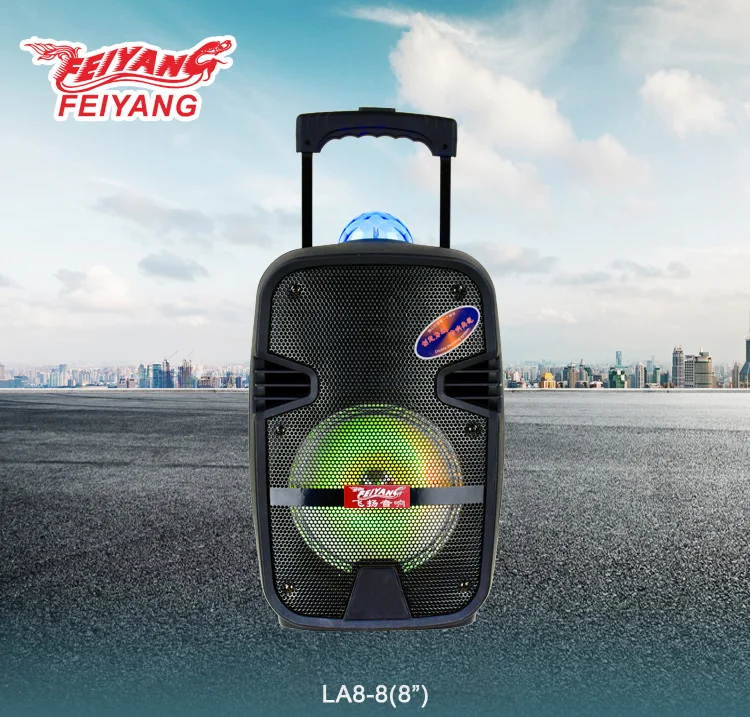 temeisheng(feiyang) chinese karaoke 8 inch professional speaker box loudspeaker enclosure active pa speaker system - ANKUX.COM