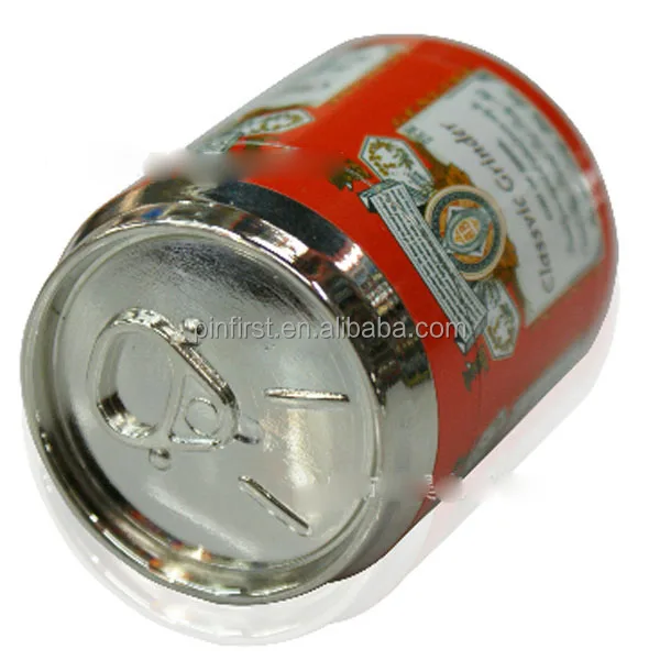 Big Cola shape smoke grinder 3 layer metal tobacco grinder