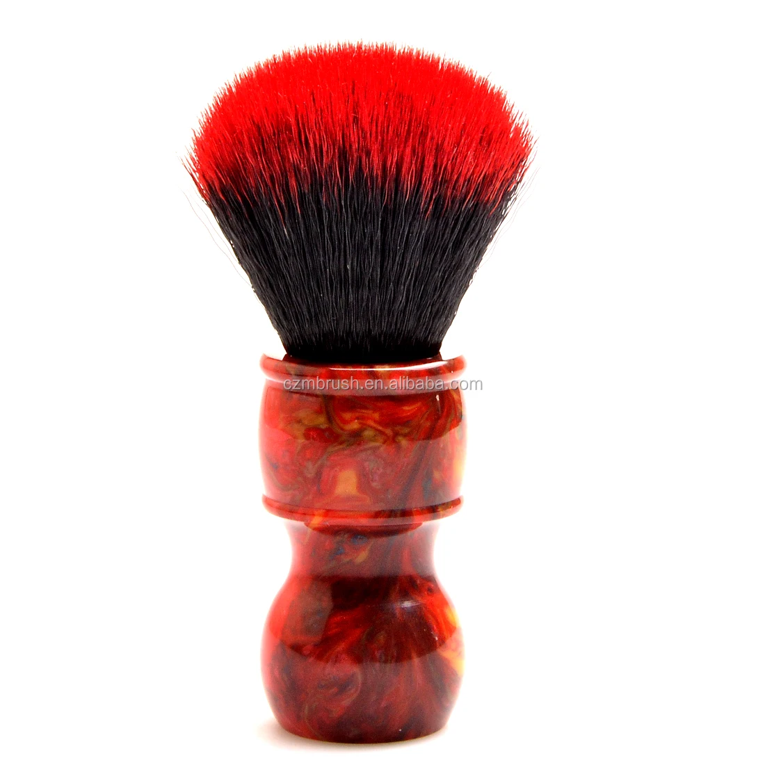 Soft Synthetic Shaving Brush Knots With Red Resin Handle Barber Shop